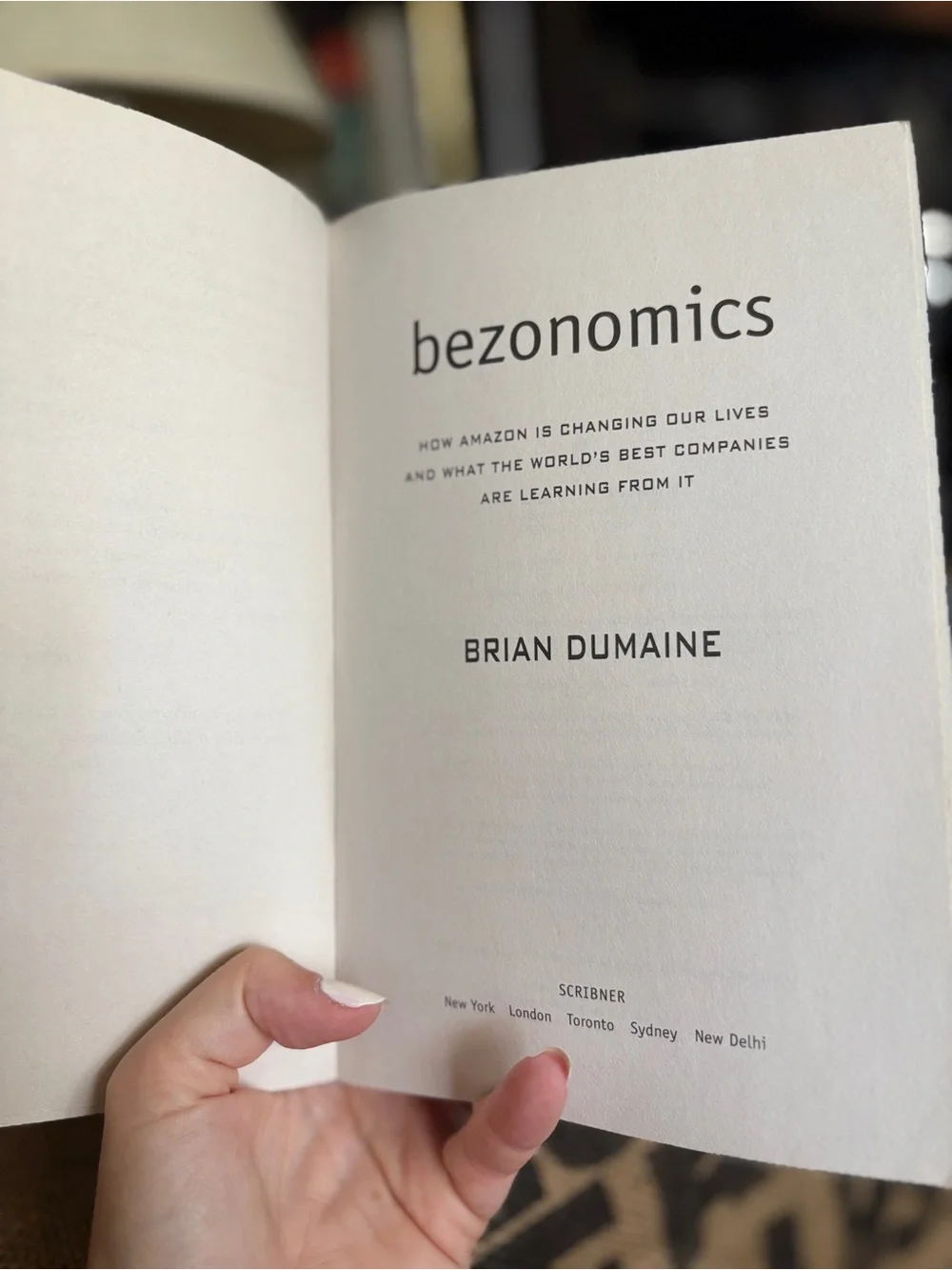 Dumaine - “Bezonomics” book
